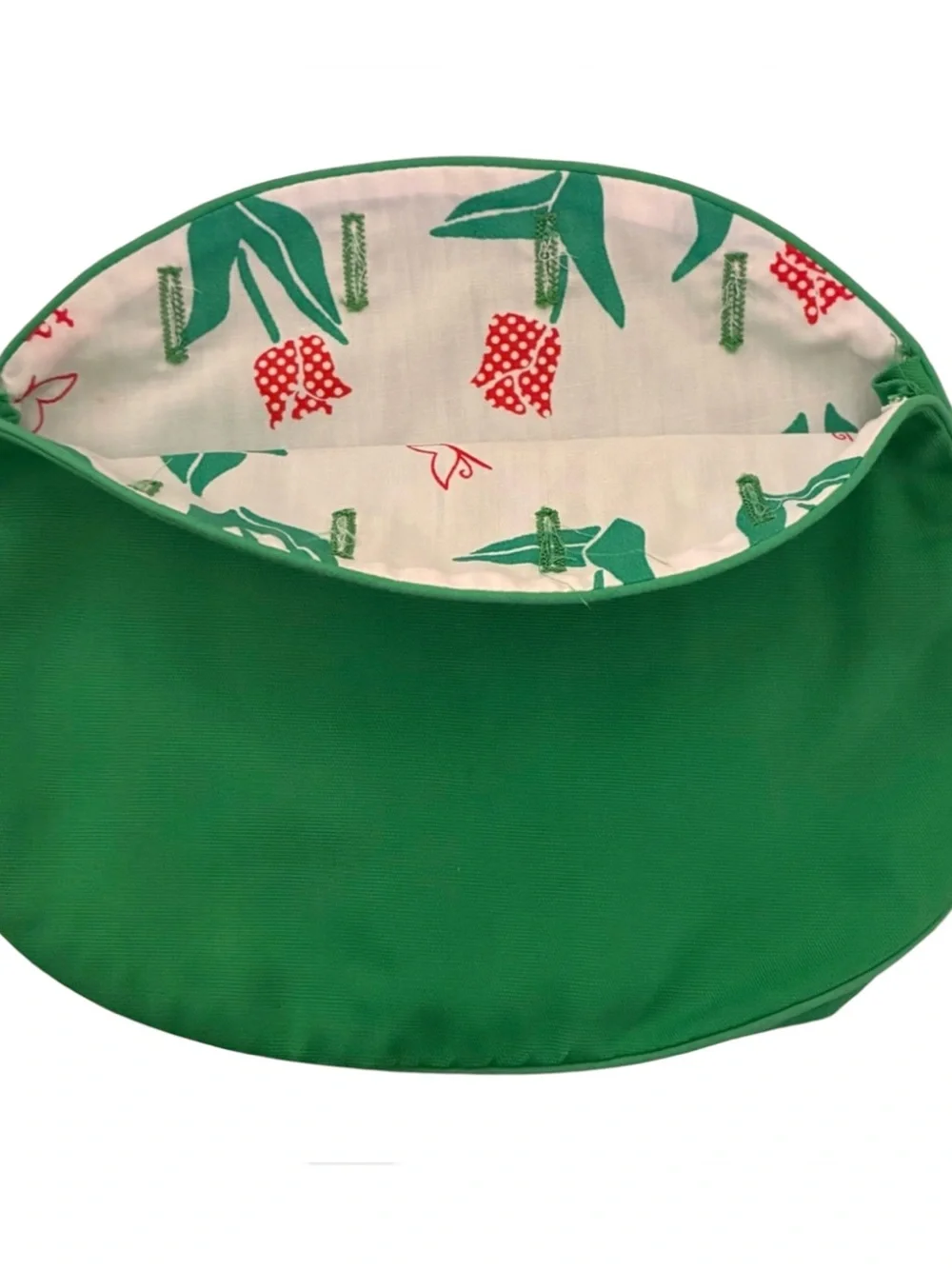 Vintage Kelly Green Bermuda Bag w Extra Cover